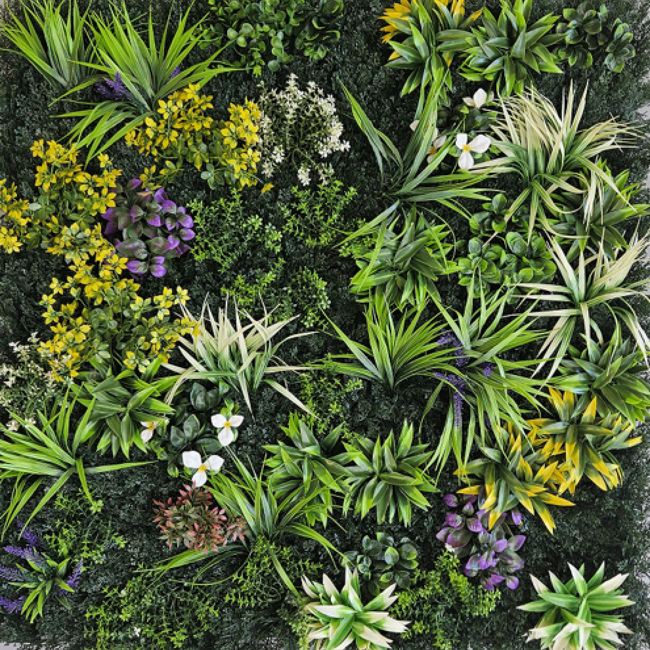 Künstliche Blumenwand Model 23