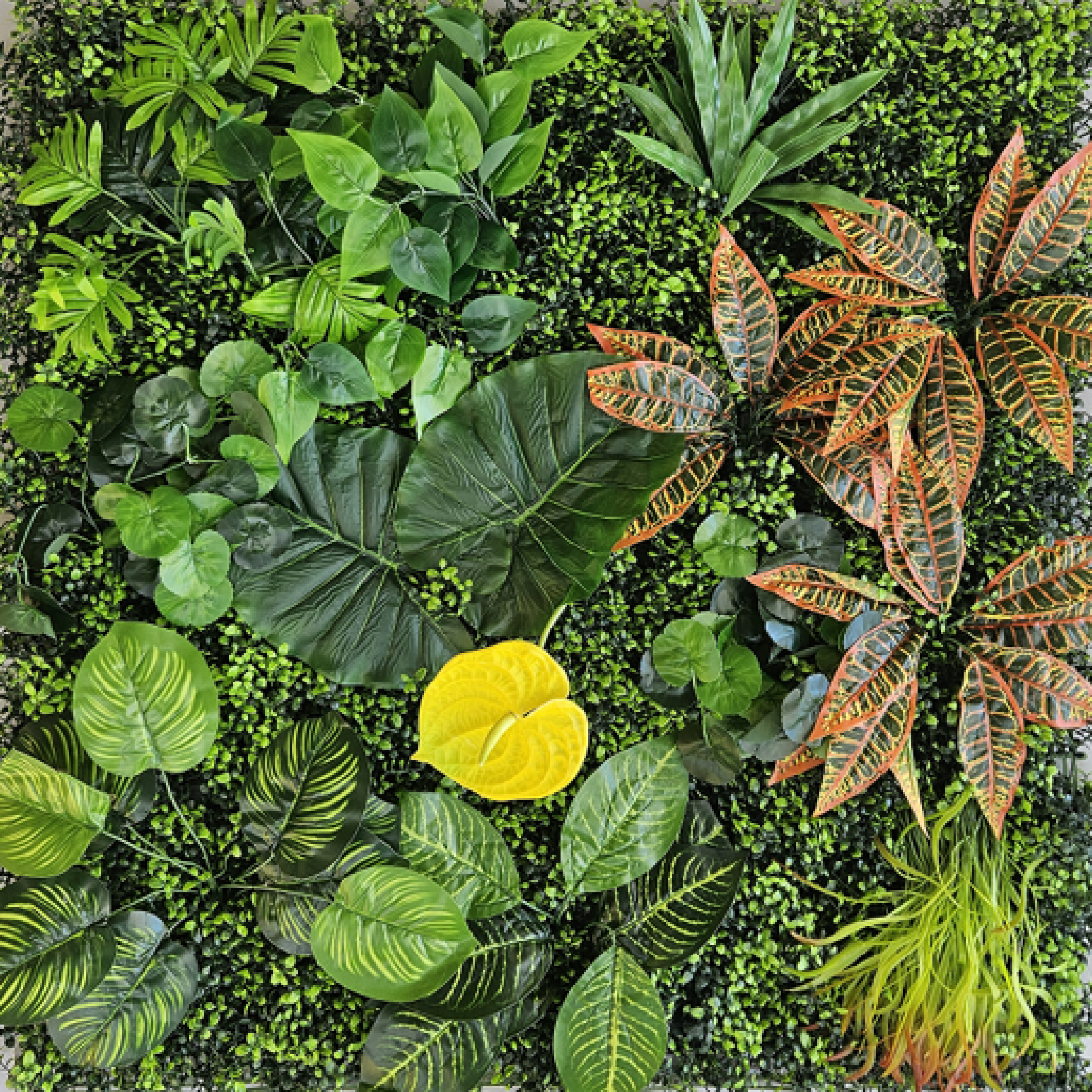 Künstliche Blumenwand Model 21