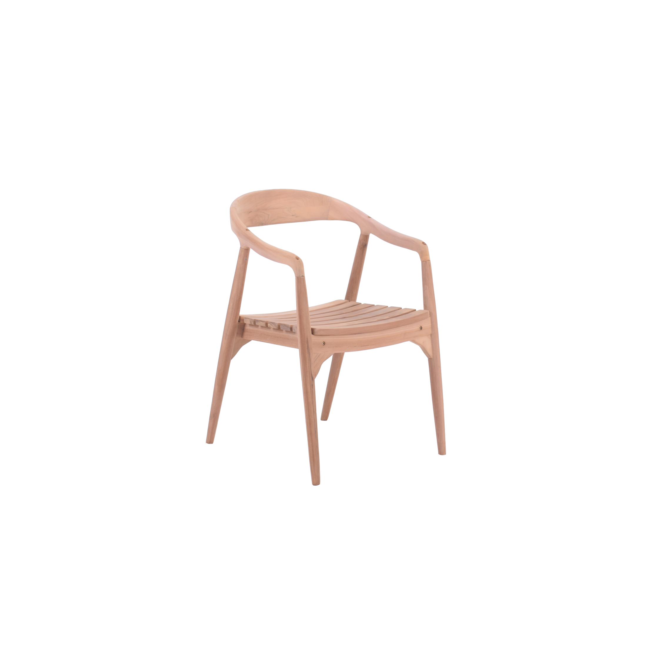OZZIE DINING ARM CHAIR (SLAT)