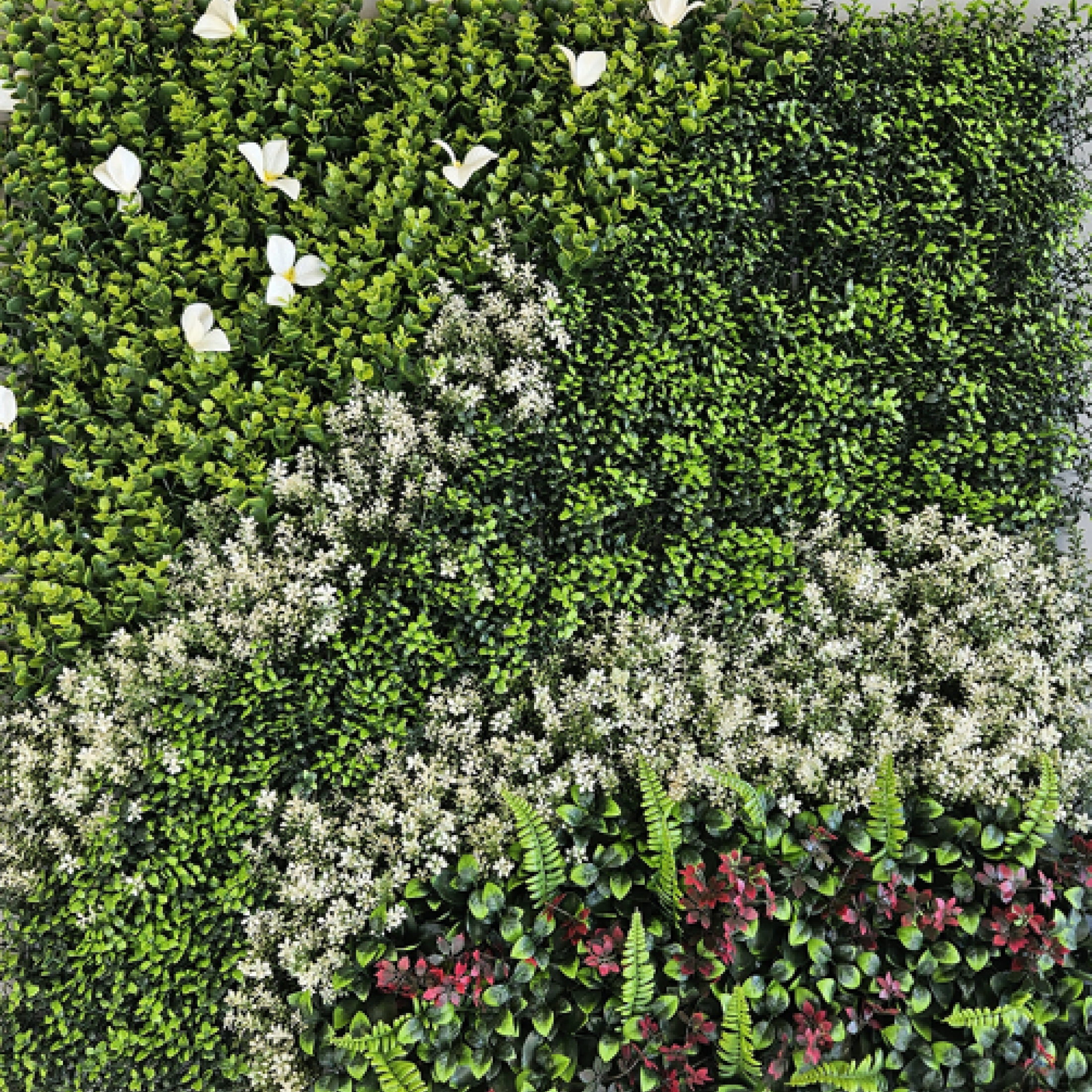 Künstliche Blumenwand Model 12